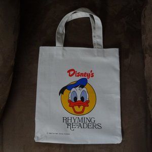 Disney ~ DONALD DUCK Tote Bag ~ NEW